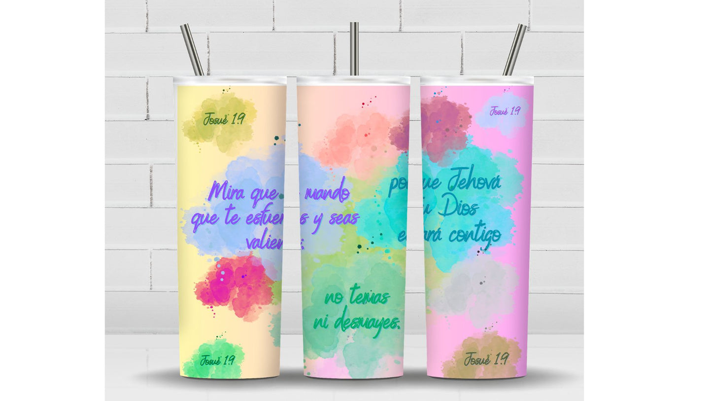 MOTIVATIONAL TUMBLER SUBLIMATION TRANSFER 20 ONZ