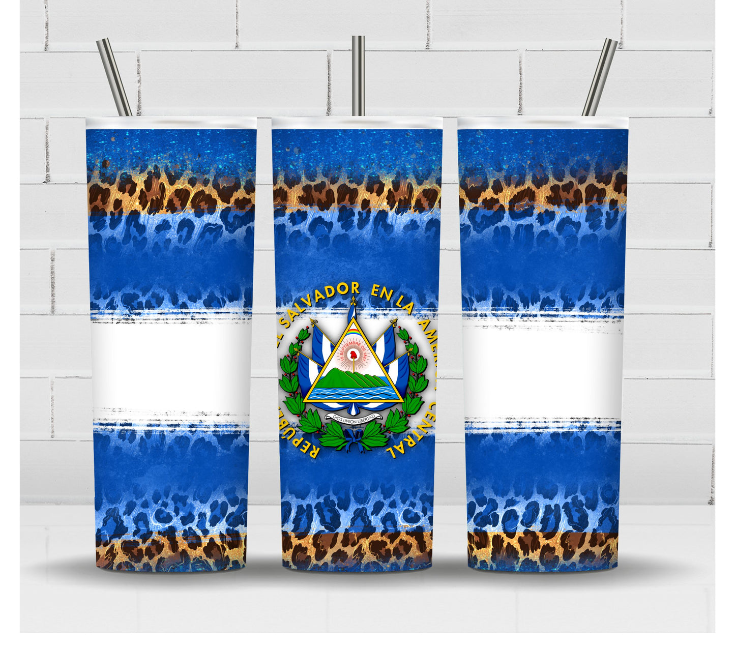 ANIMAL PRINT SALVADOREAN TUMBLER SUBLIMATION TRANSFER 20 ONZ