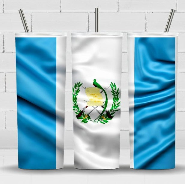 GUATEMALA FLAG TUMBLER SUBLIMATION TRANSFER 20 ONZ