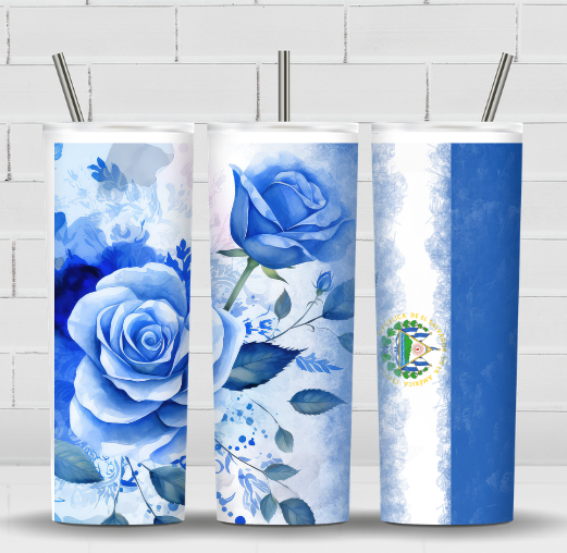 FLORAL SALVADOREÑO SUBLIMATION TRANSFER 20 ONZ