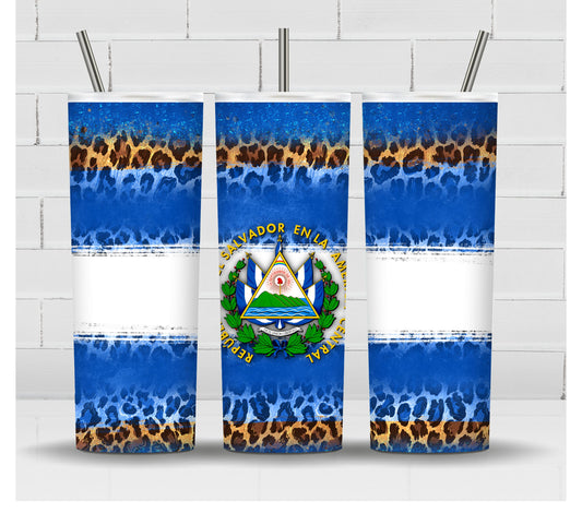 ANIMAL PRINT SALVADOREAN TUMBLER SUBLIMATION TRANSFER 20 ONZ